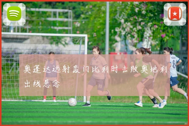 奥蓬达远射轰门比利时击败奥地利出线悬念